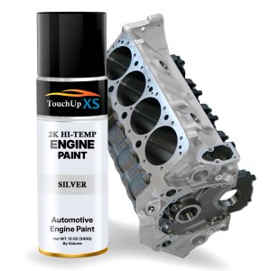 TouchupXS-Engine Paint 2K Silver -Aerosol
